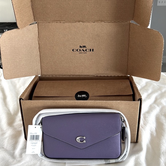 Coach Wyn Crossbody or Shoulder Washed Plum - Picture 14 of 16